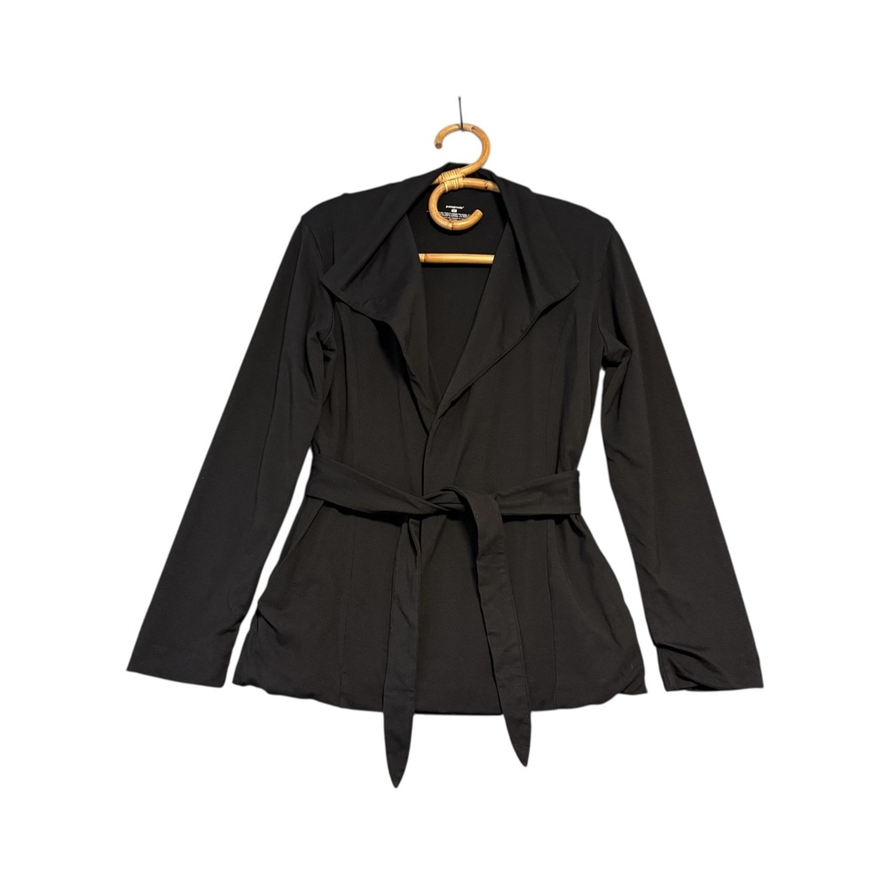 Patagonia |‎ Gravitee Wrap Tie Waist Cardigan Black Size S